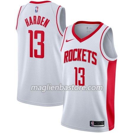 Maglia NBA Houston Rockets James Harden 13 Nike 2019-20 Association Edition Swingman - Uomo